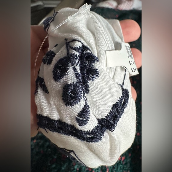 ‼️RARE‼️🎸ANTHRO🎸🔥NWT🔥Fabric Knotted Embroidered Headband - Picture 6 of 8